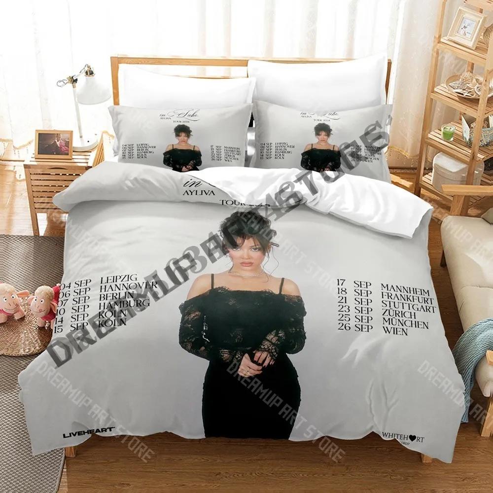 3D Print Ayliva Singer Bedding Set Single Twin Full Queen King Size Bed Set Adult Kid Bedroom Duvetcover Sets Bed Sheet