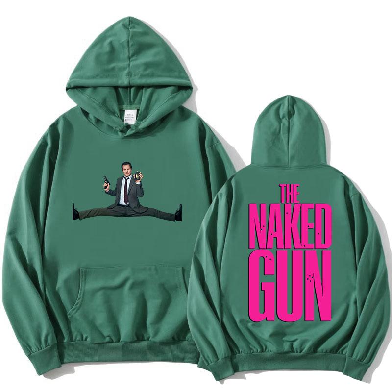 The Naked Gun Movie Hoodies Long Sleeve Fashion Hooded Sweatshirts Casual Autumn Fleece Female Pullovers Film Graphic Print Tops