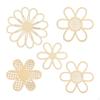 5 Pieces Wooden Decor Boho Sign for Home