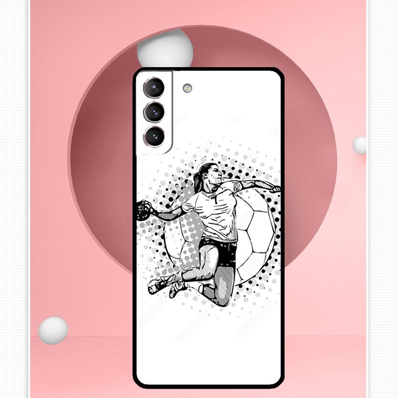 Чехол Handball Sport для Samsung Galaxy S24 S23 S22 Ultra Note 10 Plus Note 20 S9 S10 S20 S21 FE задняя крышка Galaxy S10 Plus