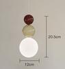 Nordic Modern Simple LED Ceiling Pendant Lamps Interior Corridor Café Bedroom Bedside Hanging Lights Cream Bulb Small Lighting