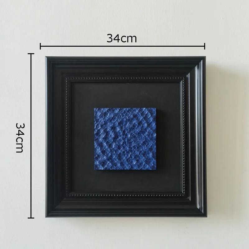 

Blue Waves Painting Wall Hanging Paintings Living Room Decoration Background Display Ornaments Sea Wave Concrete Wall Picture