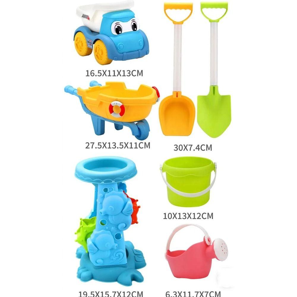 1 Set Plastic Beach Sand Play Toys Snow Shoveling Sand Molds Tools  Sand Beach Game