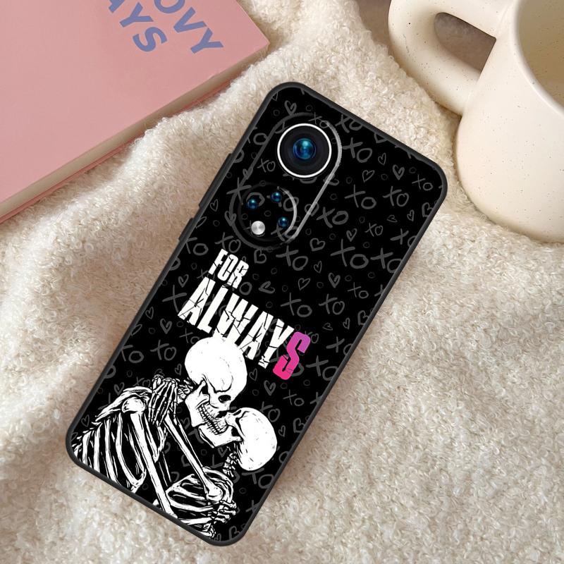 Skeleton Skull Art Case For Honor Magic 7 5 6 Lite Honor 200 Pro 50 70 90 Lite X9b X9a X8b X8a X8 X9 X9c Coque