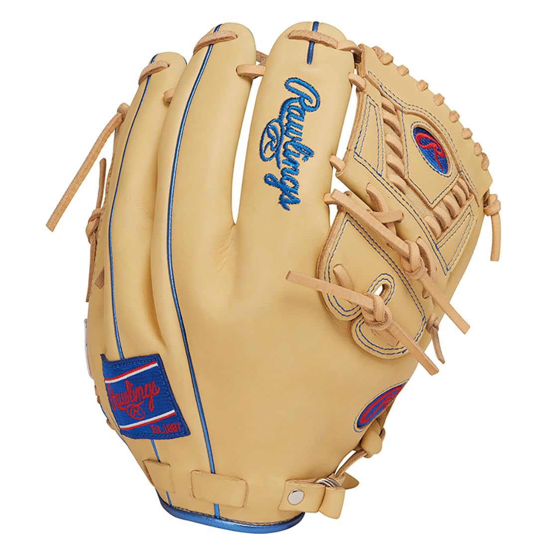 

Rawlings Baseball Glove Adult Softball MLB Color Sync COLOR SYNC Size GR4HMJ205FB Royal pitcher [Pitcher] 11.75 Blue/Camel Right-handed