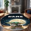 Personalized Y-Yoda Round Chair Office Rug - Perfect for Mat, Office Chair & More - Ideal Gift for Birthdays and Holidays