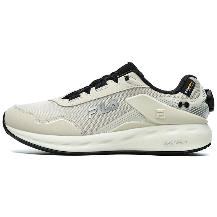 Fila Athletics Lynx Boa Comfortable Outdoor Fabric Synthetic Leather TPU Low-Top Casual Running Shoes Men Sneaker Oatmeal A12M241223FMN