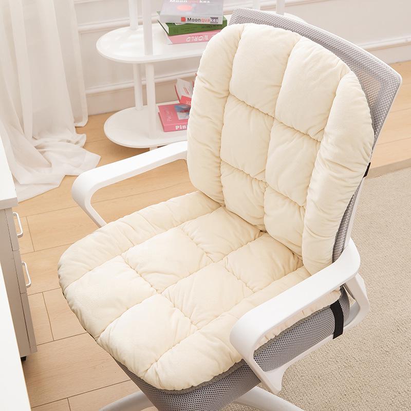 Heated Seat Cushion with Backrest and Lumbar Support for Office Chairs