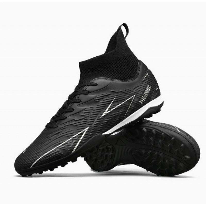 High-Cut Football Cleats Men Women TF Studs Artificial Turf AG Natural Grass Breathable Mesh Upper