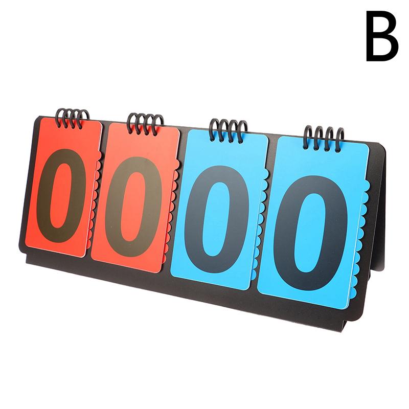 Sports Scoreboard Manual Score Flip Cards Score Counter For Baseball Coaches Tennis Ball Basketball Football Volleyball Sports