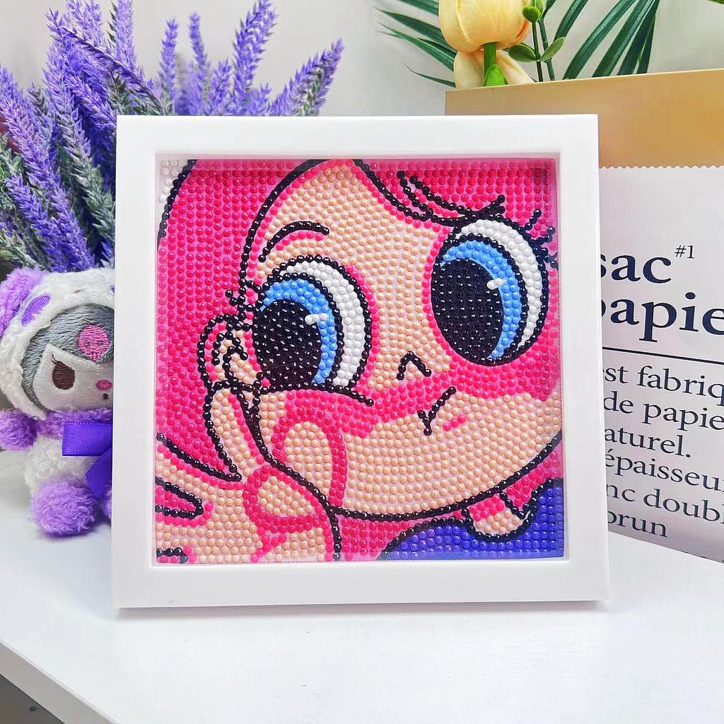Children'S Diamond Painting Handmade Diy Masonry Painting Cartoon Diamond Sticker Bedroom Living Room Decorative Painting Photo Frame