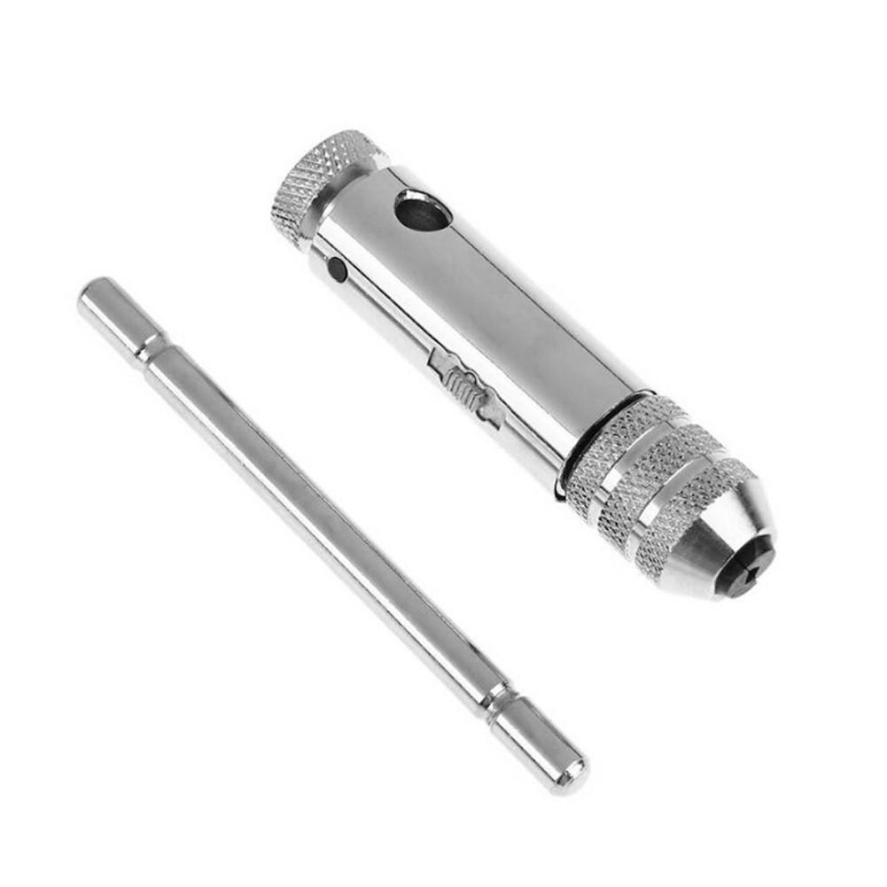 Ratchet Tap Wrench with 5 Metric Screw Taps ( M8) Adjustable T Handle for Enhanced Leverage and Usage on Machine Screws
