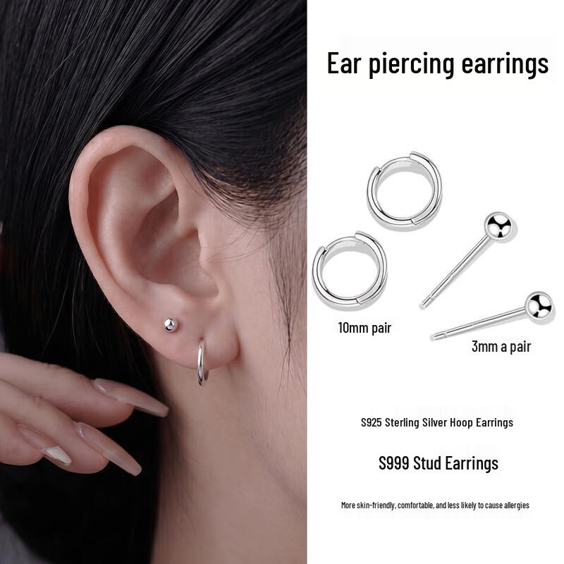 MKING PRETTY Sterling Silver Earring Collection
