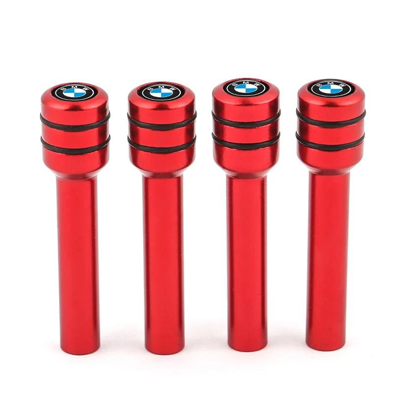 4Pcs Aluminum Alloy Car Door Lock Pins Security Rod Knob Cover For BMW M 50th Anniversary M5 E46 E90 F10 E39 E36 F20 E87 X1 X3 I GX6