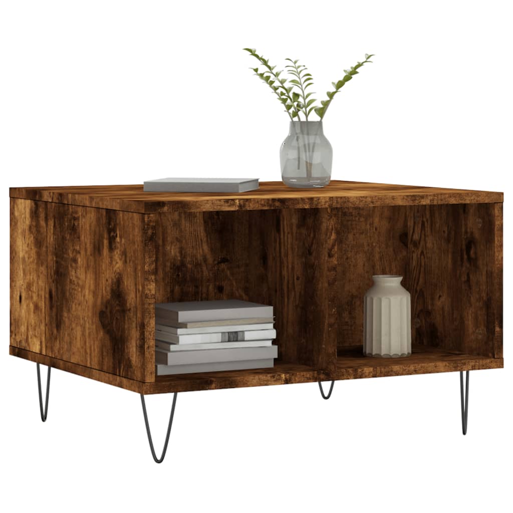 Coffee Table, Smoked Oak, 60x50x36.5 Cm