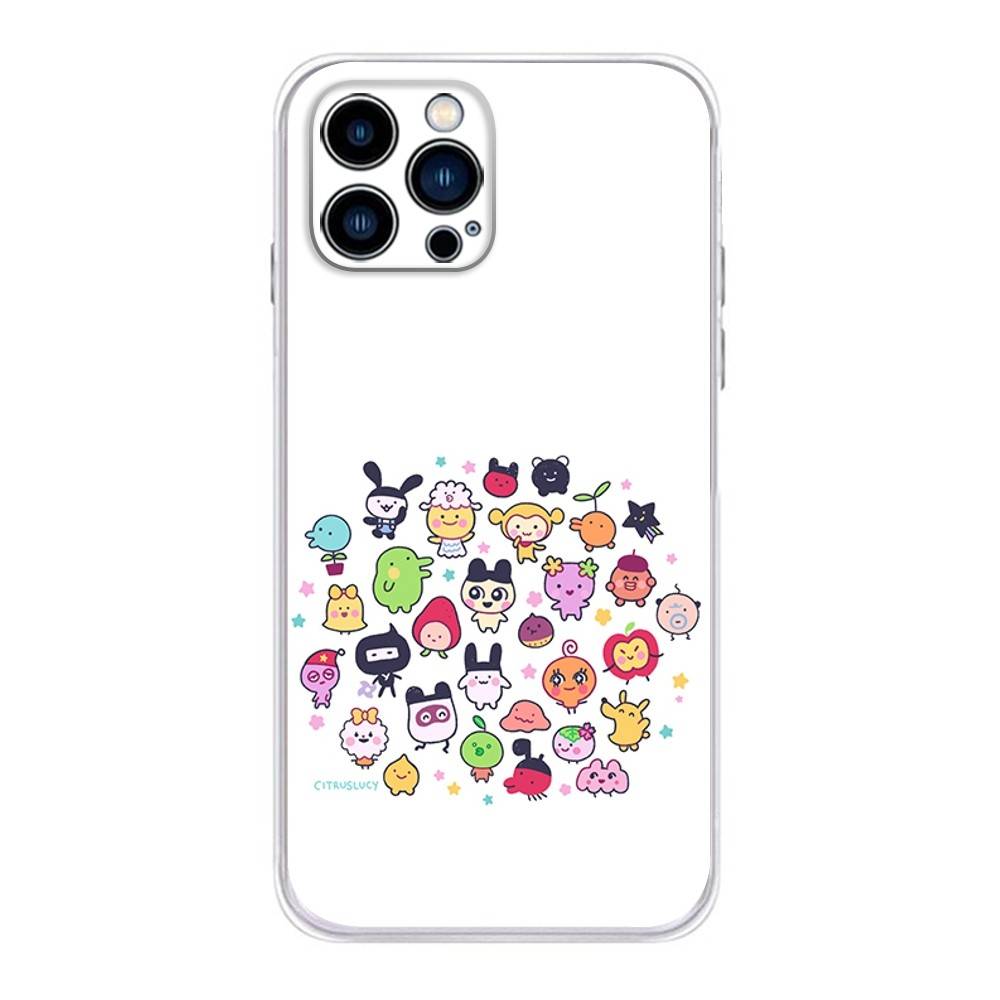 Game T-Tamagotchi K-Kuchipatchi Phone Case For iPhone 17 16,15,14,13,12,11 Plus,Pro,Max,XR,Plus,E,Mini Transparent Soft Cover
