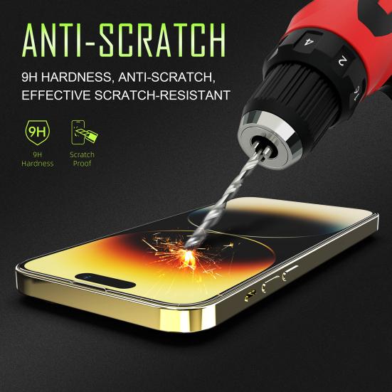 Tempered Film Automatic Alignment Phone Anti-Scratch Anti-Fingerprint Protector Dustproof Screen Highly Ultra-Thin Mobile Screen Protective Glass