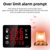 Digital Hygrometer Outdoor Indoor Sauna Thermometer WIth Alarm Digital Wall Clock Temperature Meter And Sensor