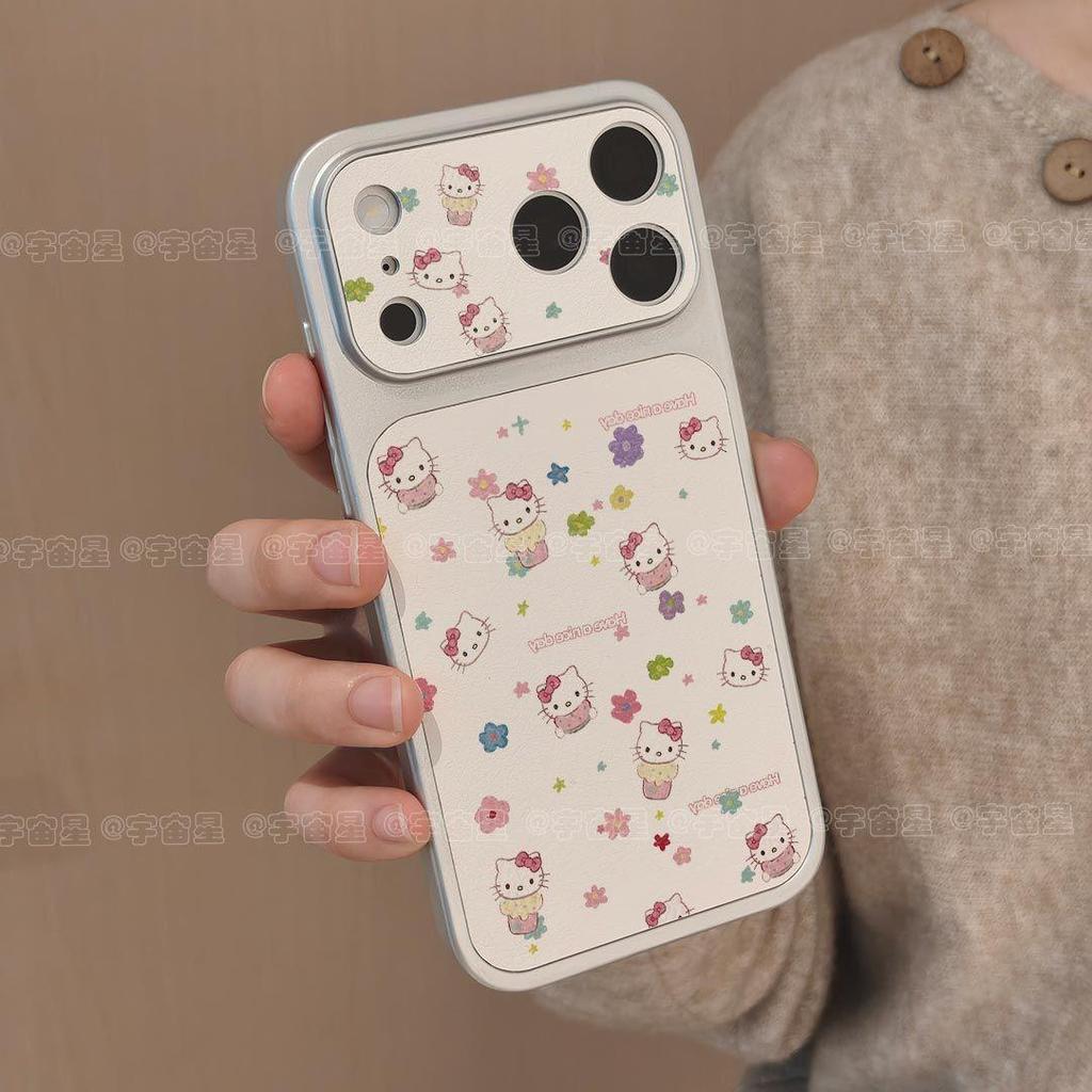 Cartoon kitten apple iPhone11promax/11 mobile phone case 11/11/11 pro cute kt cat leather case