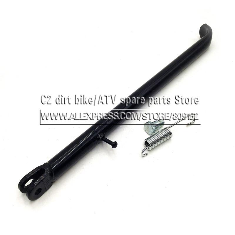 240MM - 420MM Dirt Pit Bike Sidestand with Spring Set 125cc 110cc 140cc for BSE Side Kick Stand for TTR  10 12 14 16 Inch