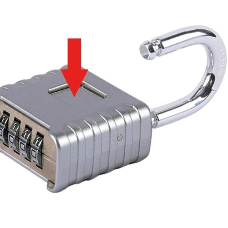 Metal Heavy Duty Padlock 4-Digit Number Combination Rust Proof Security Lock Safely Waterproof Gate Locks