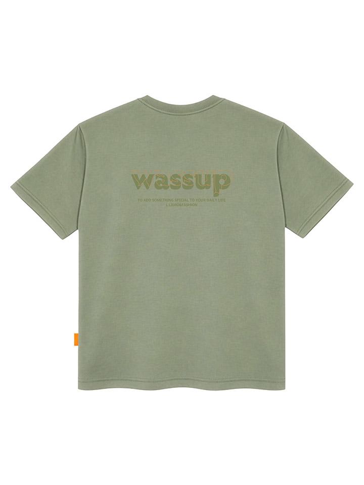 Ellamo Wassup Short Sleeve T-Shirt Unisex Plus Size S~4Xl (Type A)