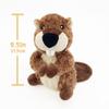 Cute Hainie Plush Toy Groundhog Stuffed Animal Soft Doll for Kids Boys Girls Sleep Companion Cuddly Toy Birthday Gift