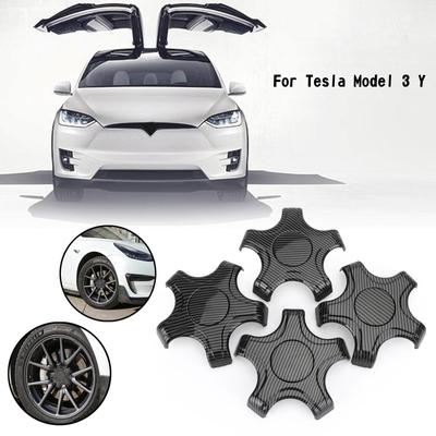 4PCS Wheel Center Hub Cap Cover Center Rim Cap Fit Tesla Model 3 Model Y
