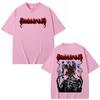Eddie Munson The Demogorgon Hunter Men's Shirt Cannibal Flower Monster Graphic Short Sleeve Oversized Women T-shirts