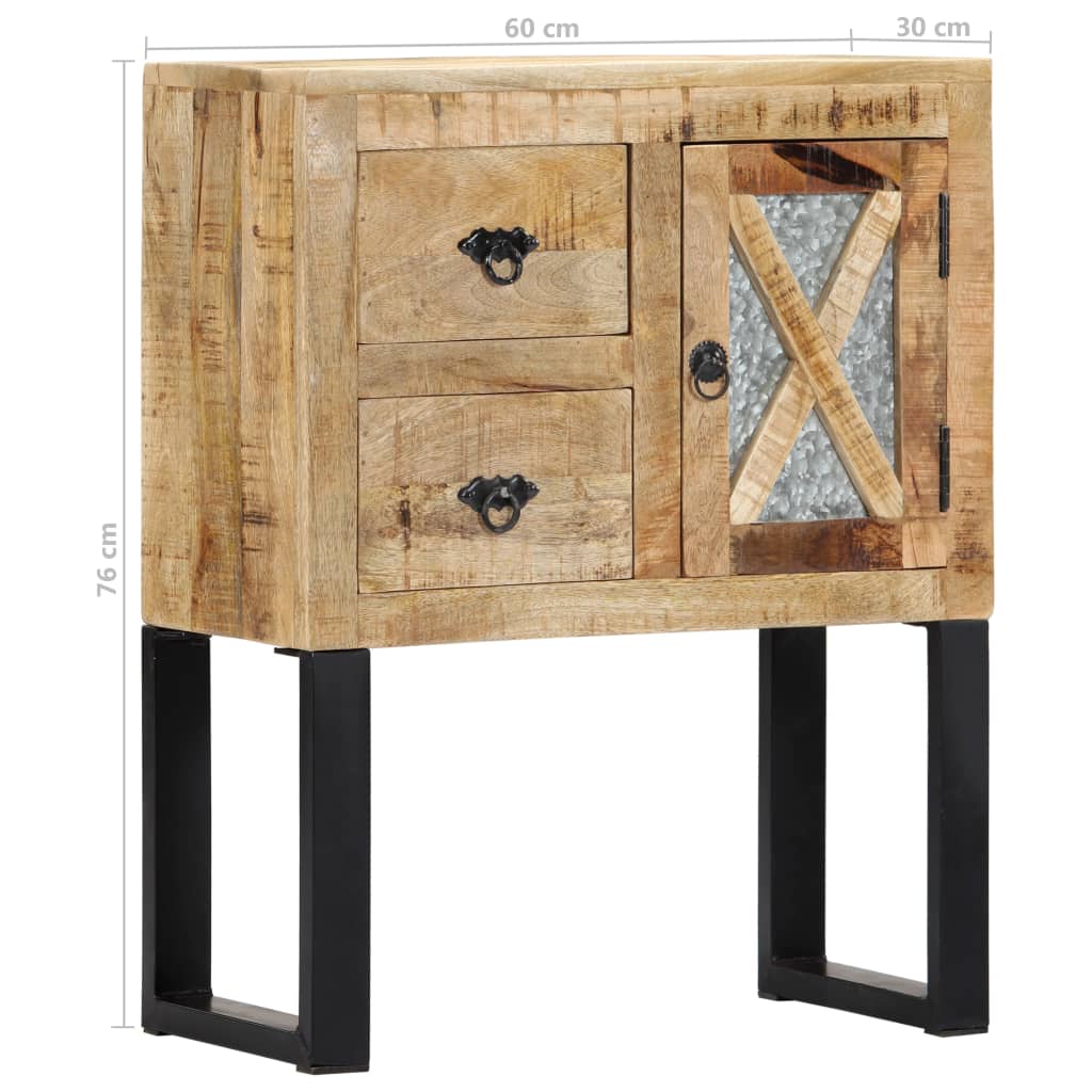 Sideboard 60 X 30 X 76 Cm Solid Mango Wood