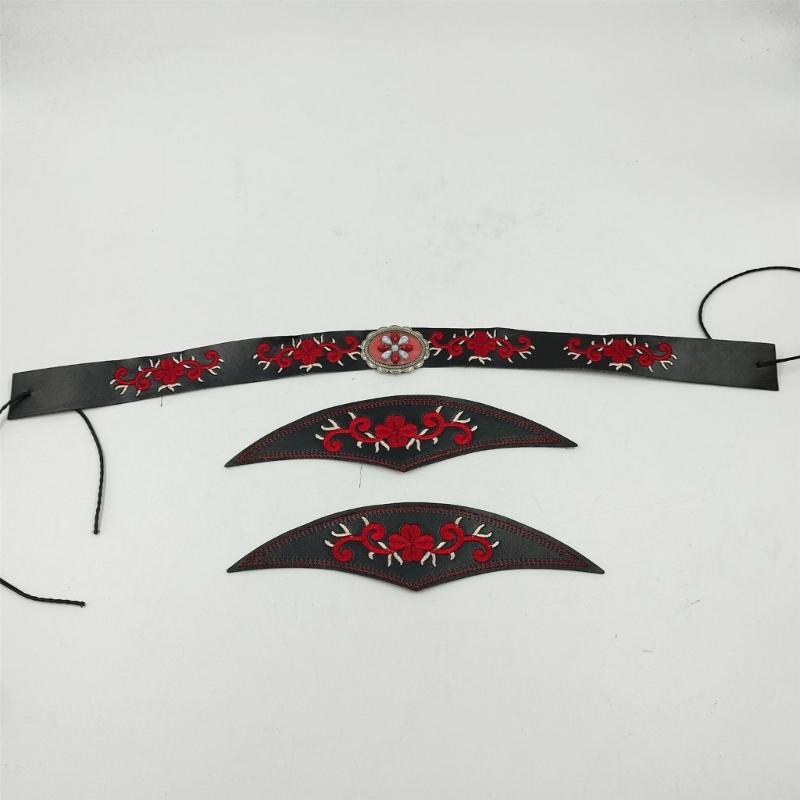 Cowboyhutband Ersatz Handbestickt Westernhutgürtel für Strohhüte und Filzhüte Panama Hüte Ersatz