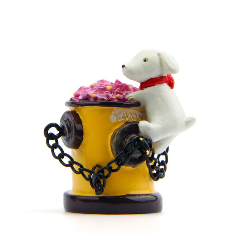 Dog Small Fire Hydrant Resin Ornament For Scene Decoration And Use Gifts