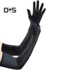 1 Pair Bride Wedding Gloves Golden Velvet Anti-slip Five Fingers Retro Pure Color Dance Ball Banquet Cocktail Party Ball Lady Gloves