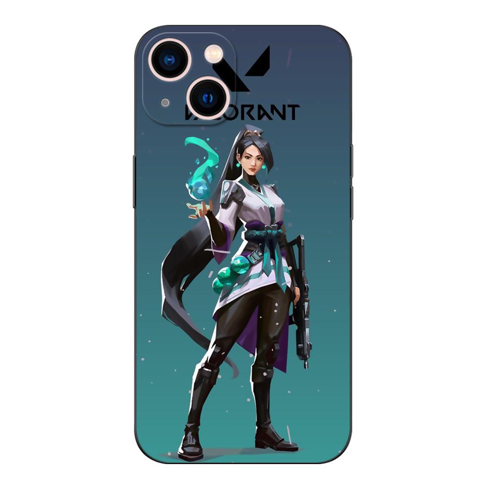 Schwarze TPU-Hülle für Huawei Y9S Y6S Y8S Y5P Y7P Y8P y7 Y5 lite Prime 2018 Y6 2019 Hülle ValorantS GameS