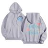 Graphic Hoodies For Women Cute Pullover Long Sleeve Preppy Sweatshirts Letter Printed Hooded Tops Fall Winter
