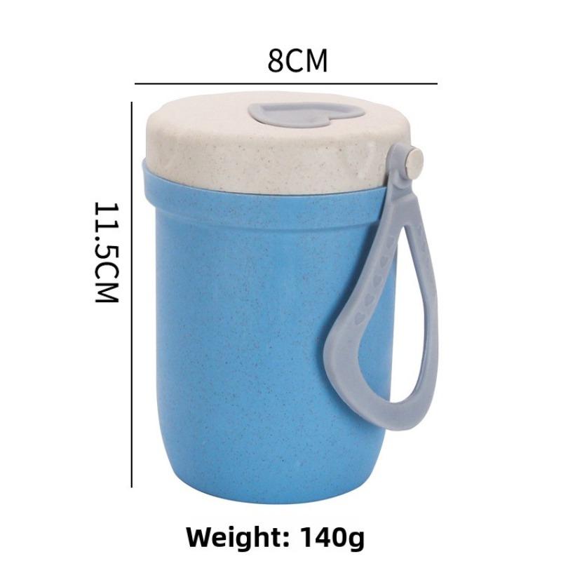 Wheat Straw, Student Party, Office Worker, Breakfast Cup, Coffee Cup, Portable Cup, Personalized Water Cup