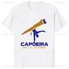 Dance of The Warrior Capoeira Printed Tshirt Brazilian Casual Fashion Streetwear Short Sleeve Man Tshirt Breathe Women Tees