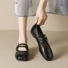 Weiwei Girl 683-2 French Mary Jane Shoes One-word Belt 2025 New Fairy Wind Light Mouth Soft Sole Single Shoes Women