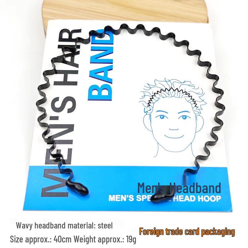 Women's Non-slip Black Headband with Teeth for Face Washing & Facial Masks