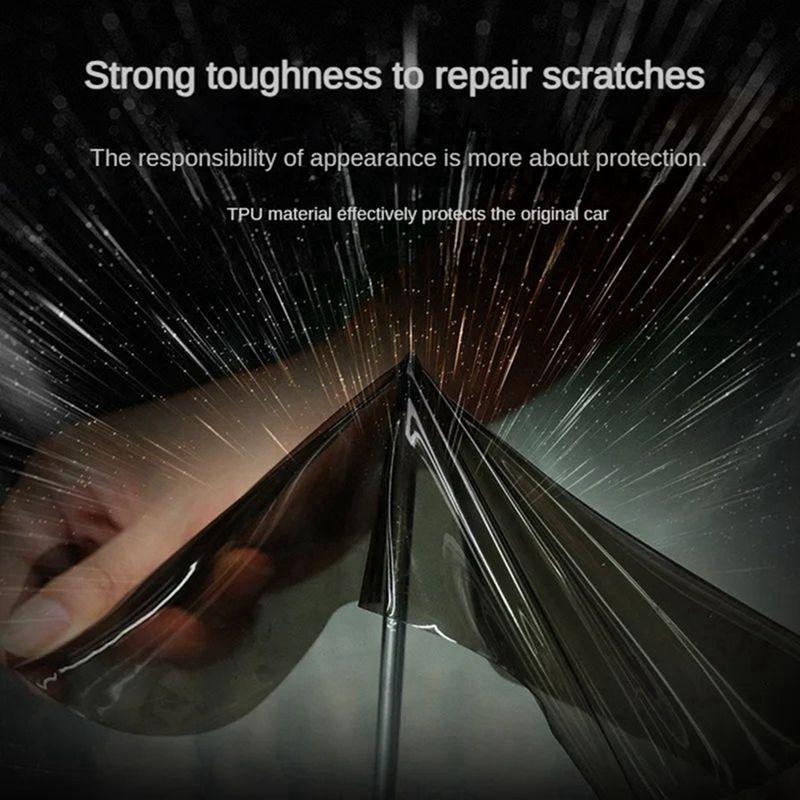 Authentic For Tesla Model 3 Highland 2024 Car Rear Taillight Protective Film TPU Tail Lamp Cover Sticker Trim - Smoked Black Acc