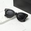 Occhiali da Sole con Montatura Spessa Bolla Esagerati Nuovi alla Moda Rotondi Misuratore di Personalità Occhiali da Sole con Unghie 7783