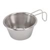 Camp Bowl Metal Stainless Steel Mini Camping Cup Tableware for Travel Hiking Outdoor Picnic