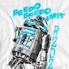 Star Wars Womens/Ladies R2-D2 Graffiti T-Shirt