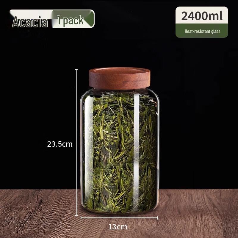 ZISIZ Szklany słoik do przechowywania