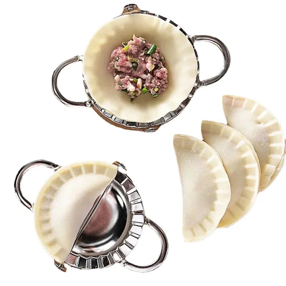 DIY Dumpling Mould Stainless Steel Ravioli Making Mold Dumpling Wrapper Tool Dough Cutter Jiaozi Maker Pastry Accessories Tools