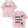 Tate McRae It's Ok I'm Ok Print T-Shirt Herren Damen Oversized 100% Baumwolle Kurzarm Sommerdruck Unisex Übergröße Tops