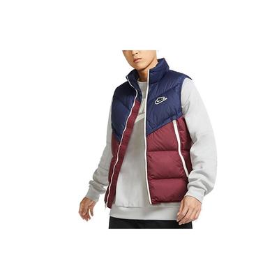 Sportswear Down-Fill Windrunner Shield Vest Men Outerwear Navy Red CU4415-410