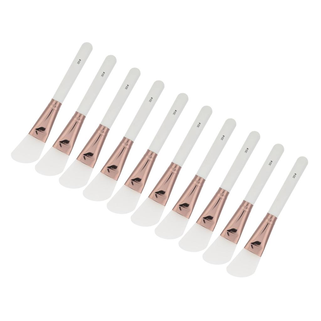10pcs Silicone Facial Mask Brush Soft DIY Mud Mask Mixing Stirring Brush (Knife Shape)