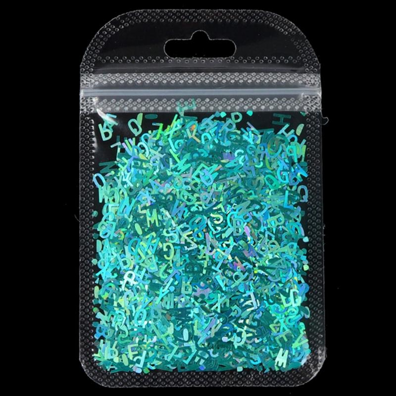 Fashionable Letter Shaped Sequins Craft Filling Materials Elegant Color Soft and Sturdy for Craft Supplies Projects