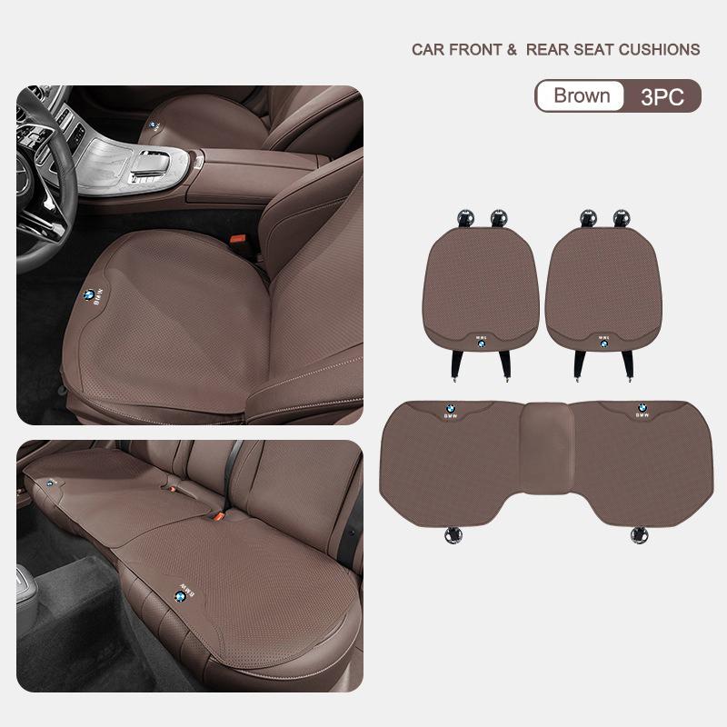 Car Seat Cover Sweatproof Breathable Anti-slip Seat Mat Pad For BMW 3 5 7 Series G11 G12 G30 G31 G32 G07 X3 X4 X5 X6 X7 Sticker djsc34